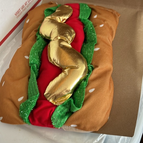 NWT Vibrant Life Halloween HotDog Costume Jack Russell Pug Shih Tzu Cat Back 13” - Picture 2 of 16